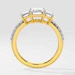 Emra Three Stone Anniversary Ring - House Of Quadri