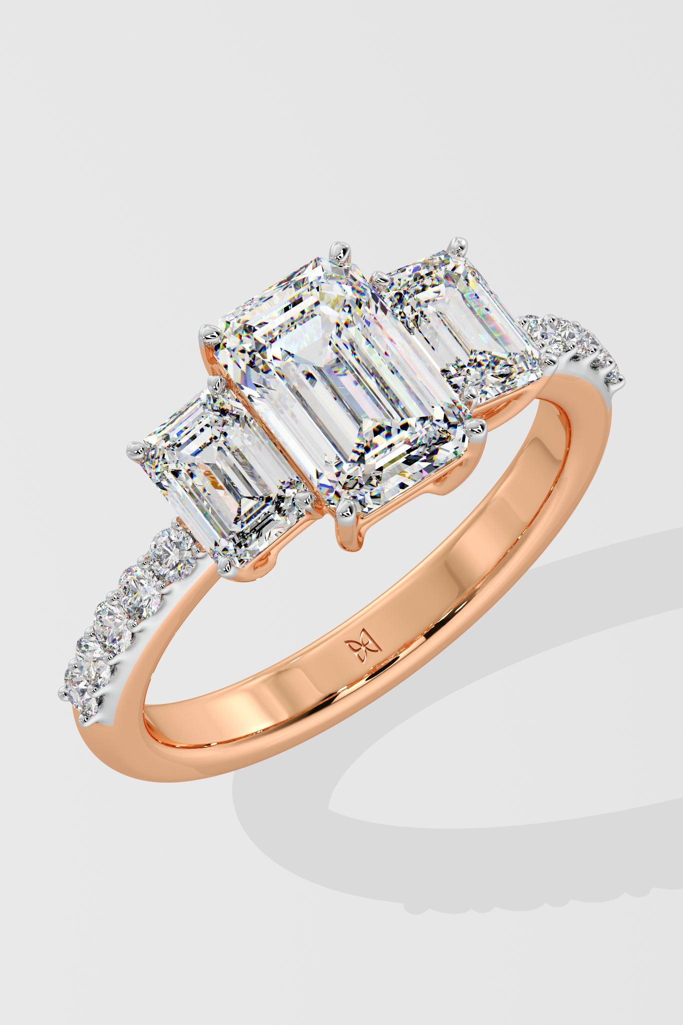 Three Stone Anniversary Ring - House Of Quadri