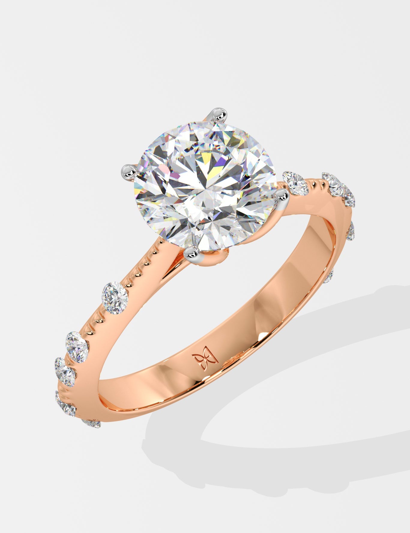 Stellar Spaced Solitaire Ring - House Of Quadri
