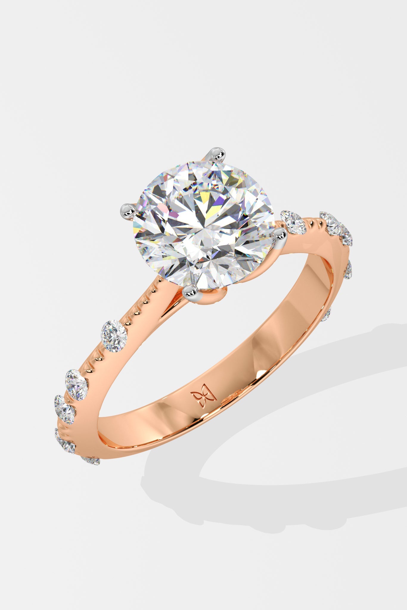 Stellar Spaced Solitaire Ring - House Of Quadri