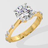 1.25 ct Spaced Solitaire Diamond Ring