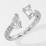 2 Stone Gap Ring - House Of Quadri