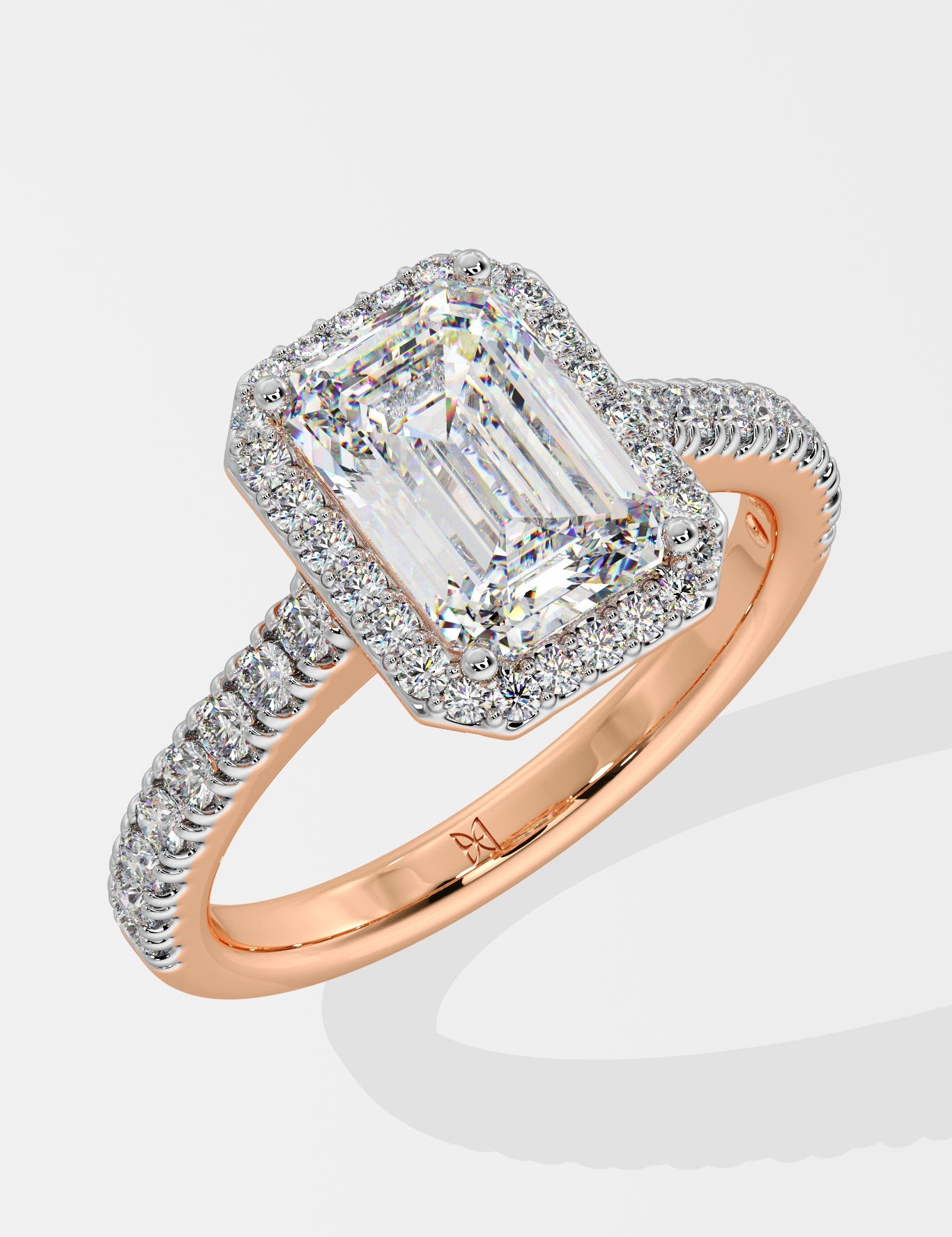 2 ct Emra Solitaire Halo Ring - House Of Quadri