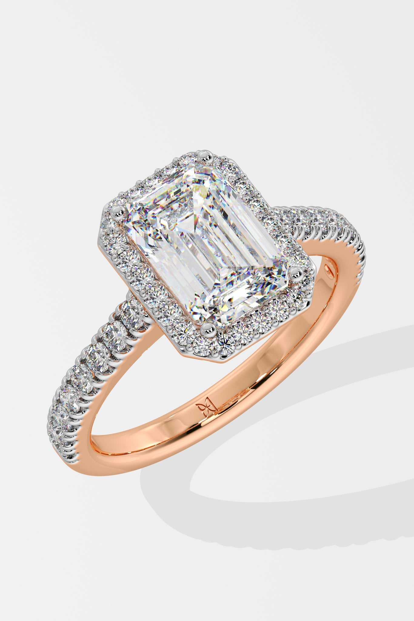 2 ct Emra Solitaire Halo Ring - House Of Quadri