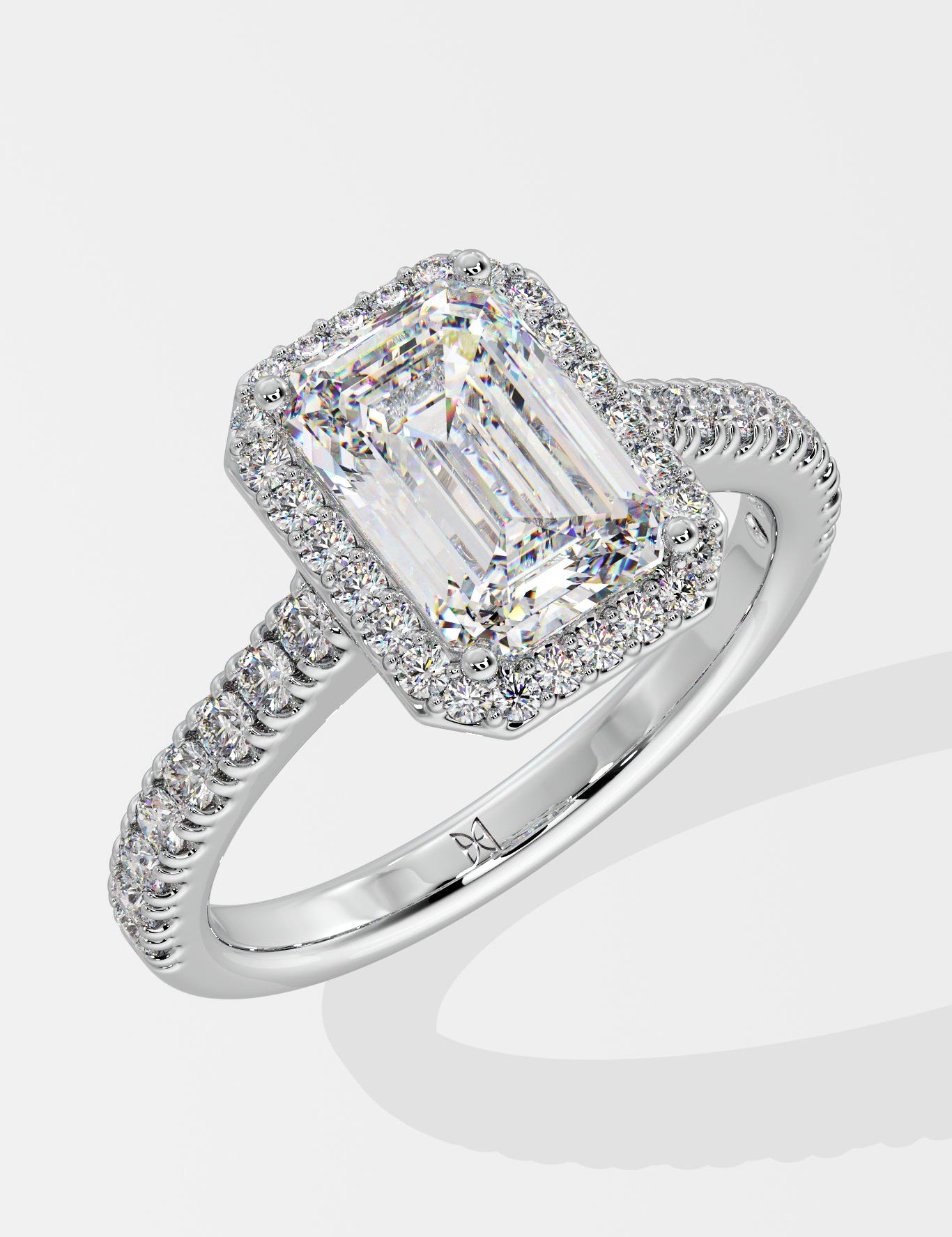 2 ct Emra Solitaire Halo Ring - House Of Quadri