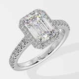 2 ct Emra Solitaire Halo Diamond Ring