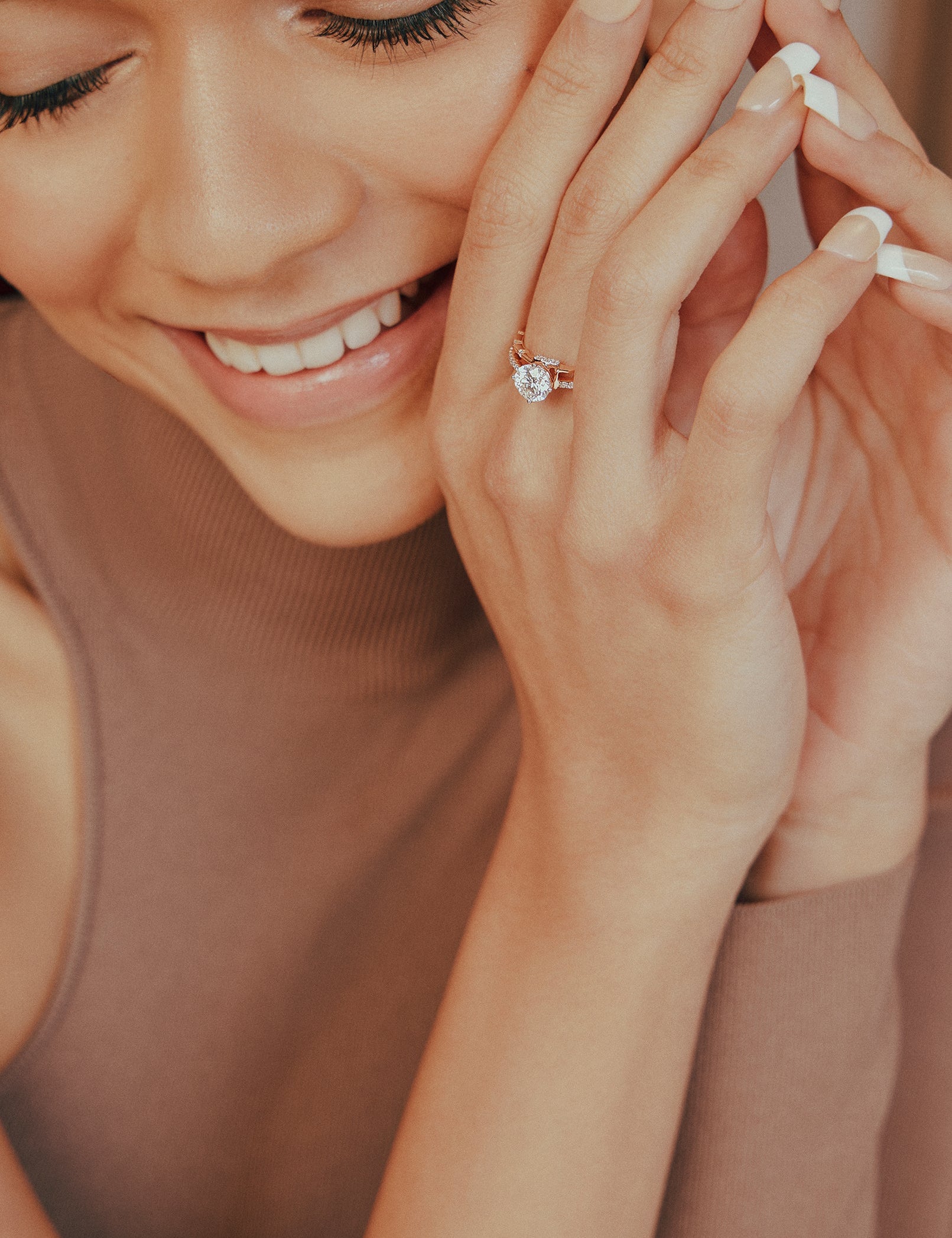 Stellar Twin Row Solitaire Ring - House Of Quadri