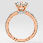Stellar Twin Row Solitaire Ring - House Of Quadri