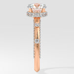 Stellar Invisible Halo Side Studded Solitaire Ring - House Of Quadri