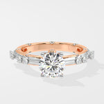 Stellar Crossover Diamonds Solitaire Ring - House Of Quadri