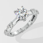 1.25 ct Crossover Diamonds Solitaire Ring - House Of Quadri