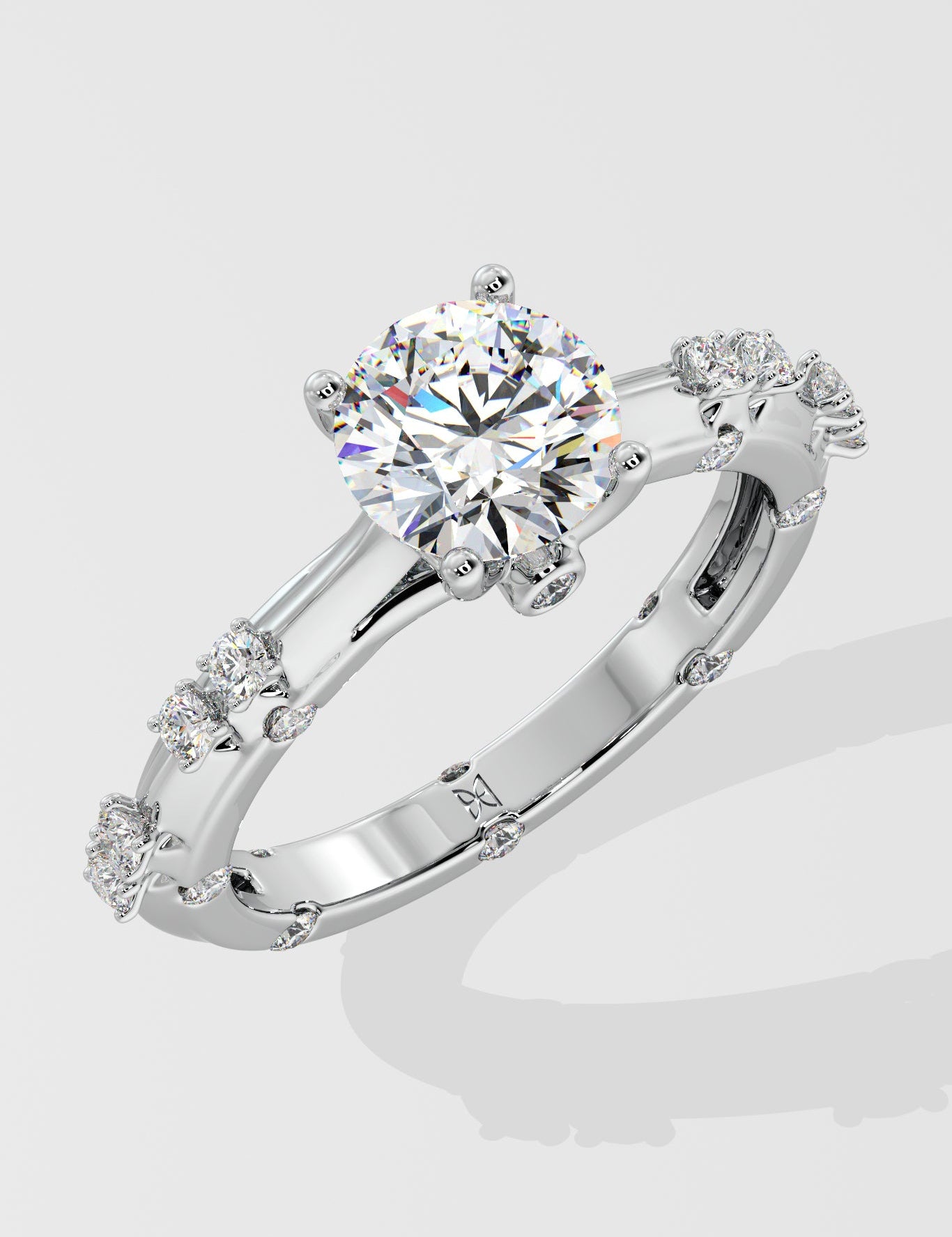 1.25 ct Crossover Diamonds Solitaire Ring - House Of Quadri