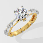 1.25 ct Crossover Diamonds Solitaire Ring - House Of Quadri