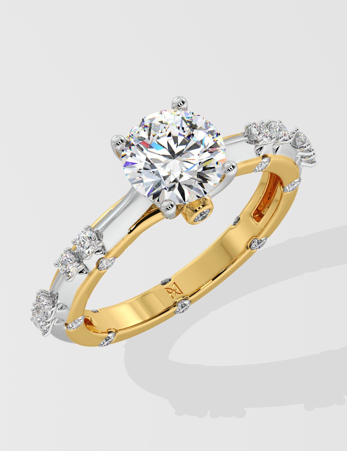 1.25 ct Crossover Diamonds Solitaire Ring - House Of Quadri