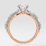 Stellar Crossover Diamonds Solitaire Ring - House Of Quadri