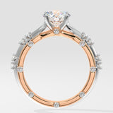 1.25 ct Crossover Solitaire Diamond Ring