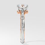 Stellar Crossover Diamonds Solitaire Ring - House Of Quadri
