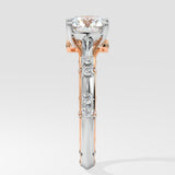 1.25 ct Crossover Solitaire Diamond Ring