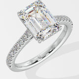 Emra Invisible Halo 4 Ct Solitaire Ring - House Of Quadri