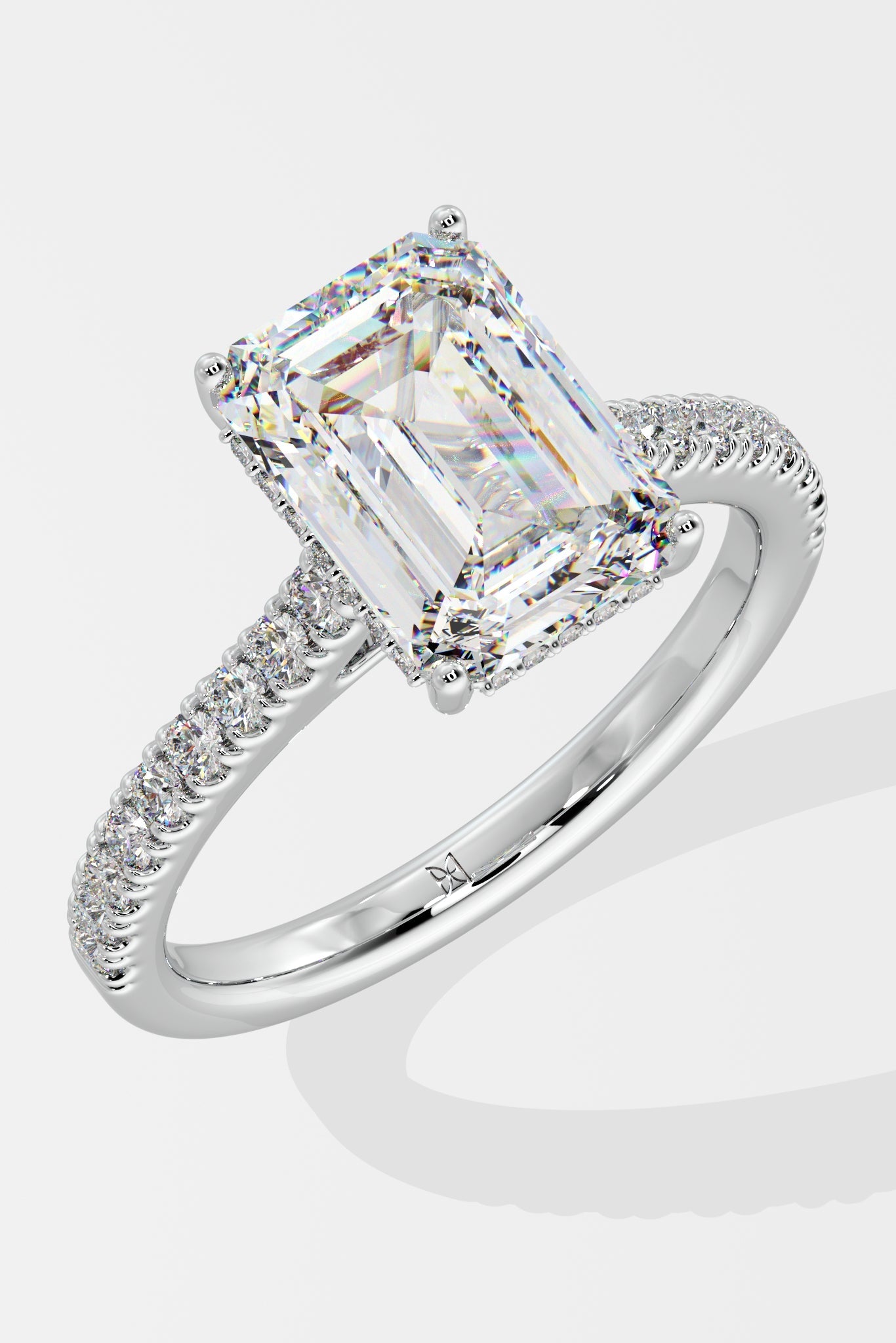 Emra Invisible Halo 4 Ct Solitaire Ring - House Of Quadri