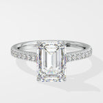 Emra Invisible Halo 4 Ct Solitaire Ring - House Of Quadri