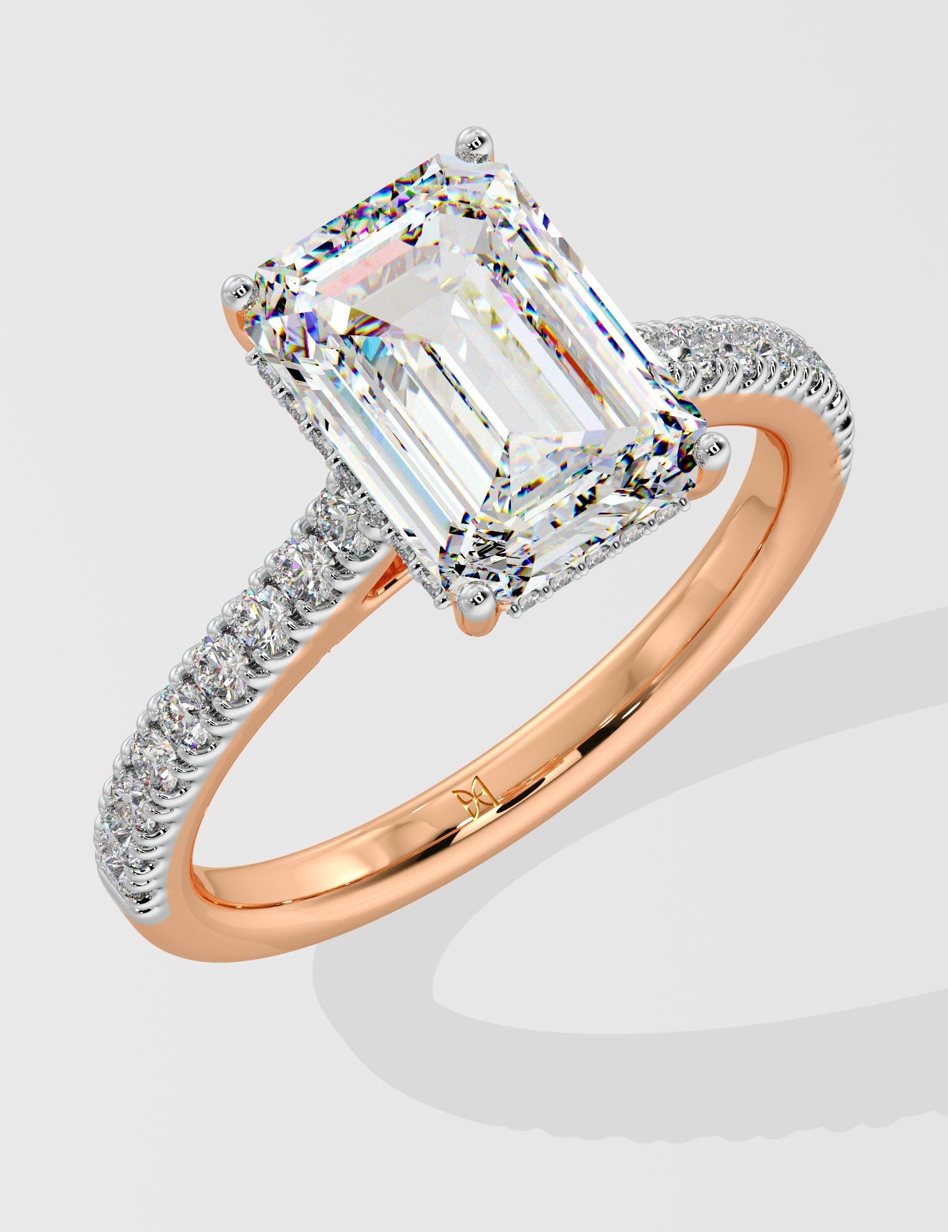 4 ct Invisible Halo Solitaire Ring - House Of Quadri
