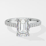 4 ct Emra Invisible Halo Solitaire Ring