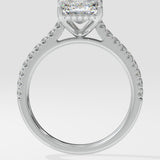 4 ct Emra Invisible Halo Solitaire Ring
