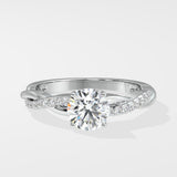 1 ct Infinity Solitaire Diamond Ring