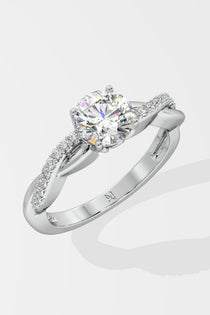 1 ct Infinity Solitaire Diamond Ring - House Of Quadri