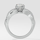 1 ct Infinity Solitaire Diamond Ring
