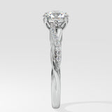 1 ct Infinity Solitaire Diamond Ring