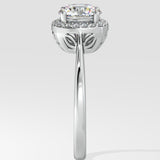 Stellar Cushion Halo Solitaire Ring - House Of Quadri