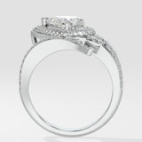1 ct Ellipses Diamond Ring
