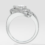 Askew Ellipses Ring - House Of Quadri