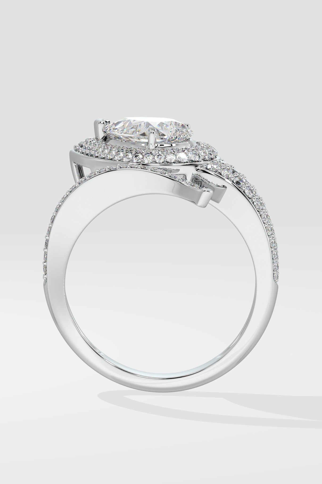 Askew Ellipses Ring - House Of Quadri