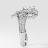 1 ct Ellipses Diamond Ring