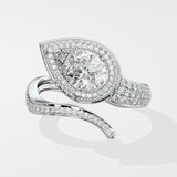 1 ct Ellipses Diamond Ring