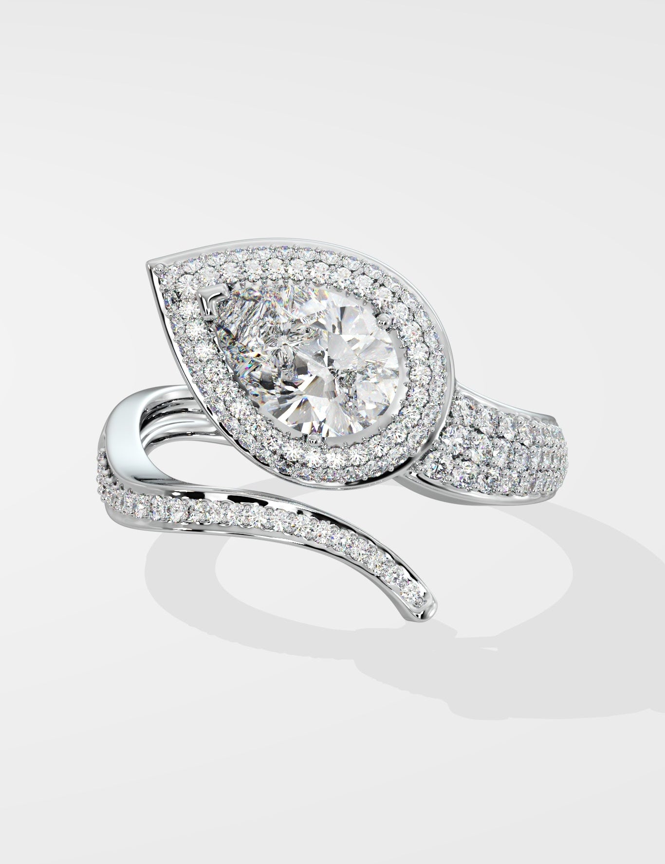 Askew Ellipses Ring - House Of Quadri