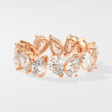 Pear Eternity Diamond Ring