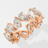 Pear Eternity Diamond Ring