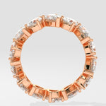 Askew Pear Eternity Ring - House Of Quadri