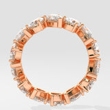 Askew Pear Eternity Ring - House Of Quadri