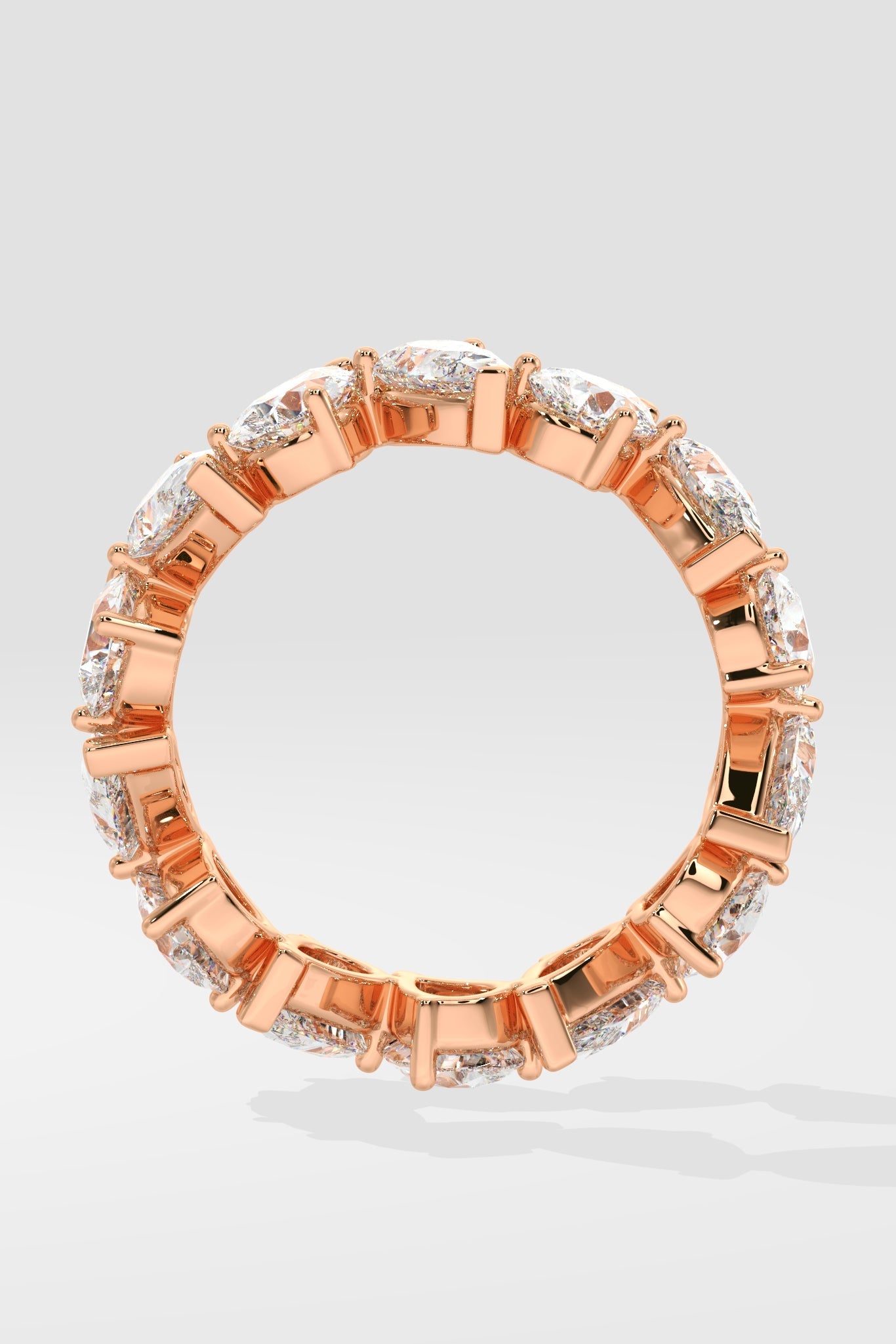 Askew Pear Eternity Ring - House Of Quadri
