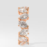 Askew Pear Eternity Ring - House Of Quadri