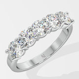 Half Eternity Diamond Band