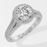 Illuminate Majestic Halo Ring - House Of Quadri