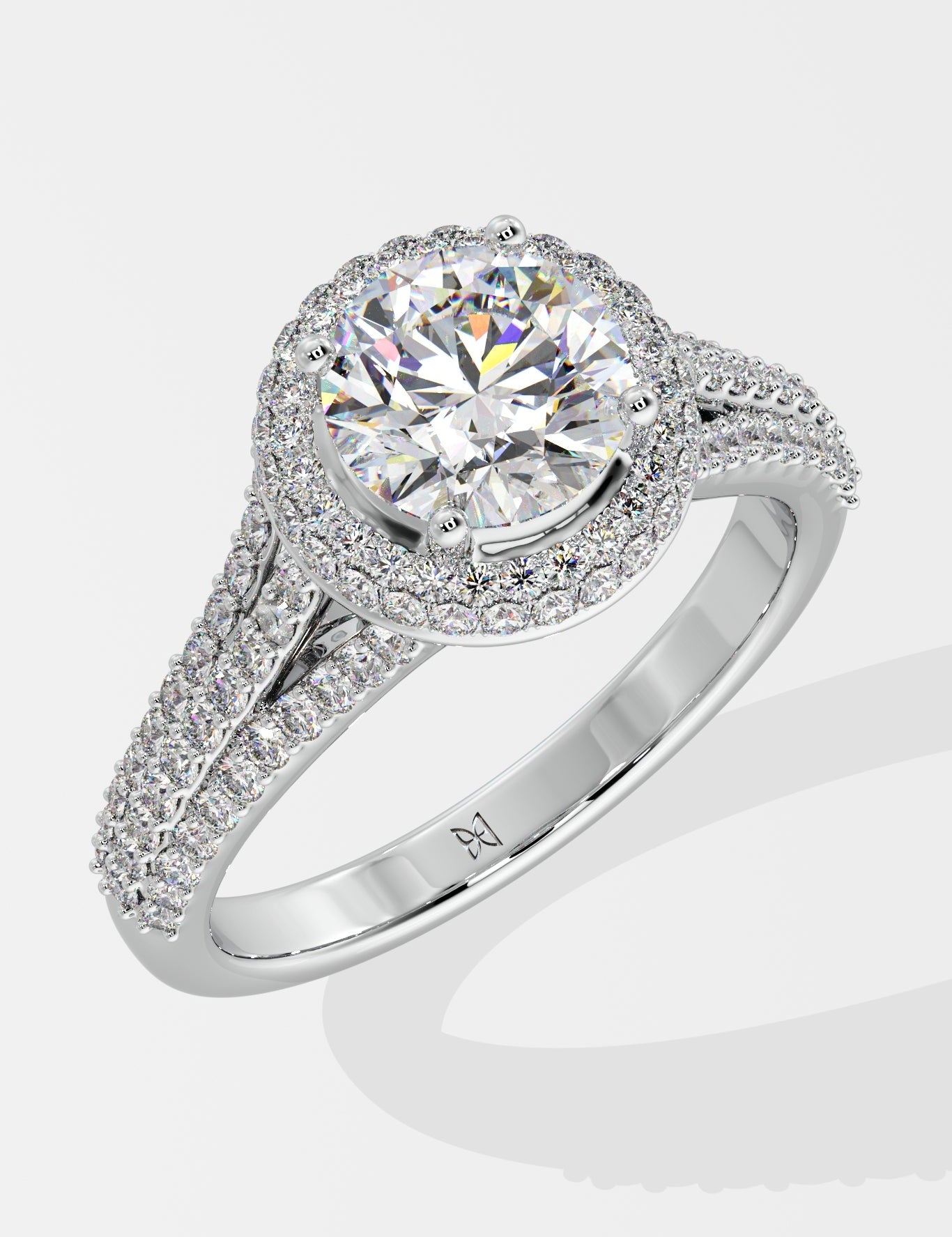 Illuminate Majestic Halo Ring - House Of Quadri