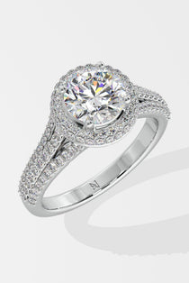 1 ct Majestic Halo Diamond Ring - House of Quadri
