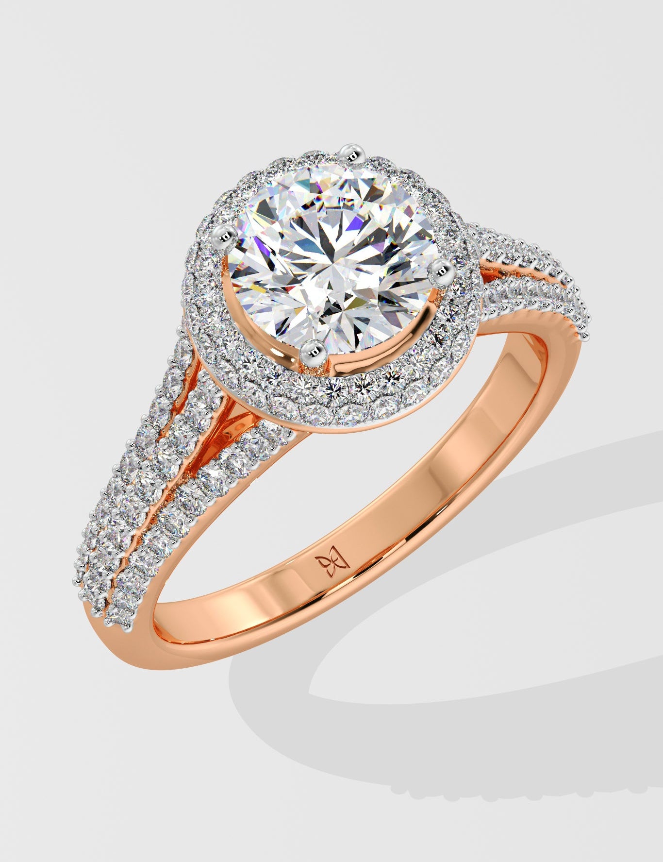 1 ct Majestic Halo Ring - House Of Quadri